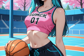 masterpiece, best quality, amazing quality, high-resolution, detailed skin, cheeky, posing, vibrant colors, warm tones, 1girl, lipstick, uncensored, makeup, nose, lips, detailed face, medium breasts, long hair, straight hair, shorts, crop top, outdoors, basketball_court, basketball, sunny, daytime, summer, masterpiece, best quality, amazing quality, very aesthetic, absurdres, newest, zPDXLxxx zPDXL3
Negative prompt: 3d, lowres, worst quality, bad quality, sepia, asian, red hair, pubic hair, excessive cum, bad anatomy, jpeg artifacts, signature, watermark, old, oldest, censored, bar censor, large breasts, zPDXLxxx-neg
Steps: 30, Sampler: Euler a, Schedule type: Automatic, CFG scale: 5.5, Seed: 3131520273, Size: 832x1216, Model hash: 29dd7b2a74, Model: animij_v10, Denoising strength: 0.35, Style Selector Enabled: True, Style Selector Randomize: False, Style Selector Style: base, Hires Module 1: Use same choices, Hires sampler: DPM++ 2M, Hires CFG Scale: 7, Hires schedule type: Karras, Hires upscale: 2, Hires steps: 10, Hires upscaler: R-ESRGAN 4x+, TI: "zPDXLxxx, zPDXL, zPDXLxxx, zPDXL", Version: f2.0.1v1.10.1-previous-669-gdfdcbab6