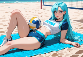 masterpiece, best quality, amazing quality, high-resolution, detailed skin, cheeky, posing, vibrant colors, warm tones, 1girl, lipstick, uncensored, makeup, nose, lips, detailed face, medium breasts, thick thighs, long hair, straight hair, shorts, crop top, beach, volleyball_court, volleyball, sunny, daytime, summer, masterpiece, best quality, amazing quality, very aesthetic, absurdres, newest, zPDXLxxx zPDXL3
Negative prompt: 3d, lowres, worst quality, bad quality, sepia, asian, red hair, pubic hair, excessive cum, bad anatomy, jpeg artifacts, signature, watermark, old, oldest, censored, bar censor, large breasts, zPDXLxxx-neg
Steps: 30, Sampler: Euler a, Schedule type: Automatic, CFG scale: 5.5, Seed: 3131520273, Size: 1216x832, Model hash: 29dd7b2a74, Model: animij_v10, Denoising strength: 0.35, Style Selector Enabled: True, Style Selector Randomize: False, Style Selector Style: base, Hires Module 1: Use same choices, Hires sampler: DPM++ 2M, Hires CFG Scale: 7, Hires schedule type: Karras, Hires upscale: 2, Hires steps: 10, Hires upscaler: R-ESRGAN 4x+, TI: "zPDXLxxx, zPDXL, zPDXLxxx, zPDXL", Version: f2.0.1v1.10.1-previous-669-gdfdcbab6