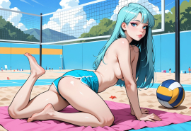 masterpiece, best quality, amazing quality, high-resolution, detailed skin, cheeky, posing, vibrant colors, warm tones, 1girl, lipstick, uncensored, makeup, nose, lips, detailed face, medium breasts, topless, thick thighs, bare feet, long hair, straight hair, shorts, beach, volleyball_court, volleyball, sunny, daytime, summer, masterpiece, best quality, amazing quality, very aesthetic, absurdres, newest, zPDXLxxx zPDXL3
Negative prompt: 3d, lowres, worst quality, bad quality, sepia, asian, red hair, pubic hair, excessive cum, bad anatomy, jpeg artifacts, signature, watermark, old, oldest, censored, bar censor, large breasts, zPDXLxxx-neg
Steps: 30, Sampler: Euler a, Schedule type: Automatic, CFG scale: 5.5, Seed: 3131520280, Size: 1216x832, Model hash: 29dd7b2a74, Model: animij_v10, Denoising strength: 0.35, Style Selector Enabled: True, Style Selector Randomize: False, Style Selector Style: base, Hires Module 1: Use same choices, Hires sampler: DPM++ 2M, Hires CFG Scale: 7, Hires schedule type: Karras, Hires upscale: 2, Hires steps: 10, Hires upscaler: R-ESRGAN 4x+, TI: "zPDXLxxx, zPDXL, zPDXLxxx, zPDXL", Version: f2.0.1v1.10.1-previous-669-gdfdcbab6