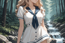 masterpiece, high_quality, highres, 1girl, woman, looking_at_afar, blush, panty_pull, sailor_dress, hairbun, wavy_hair, stream, forest_background,
Negative prompt: worst_quality, bad_quality, poorly_detailed, young,
Steps: 30, Sampler: Euler a, Schedule type: Automatic, CFG scale: 4, Seed: 944324742, Size: 896x1152, Model hash: 29dd7b2a74, Model: animij_v10, Denoising strength: 0.35, Clip skip: 2, Style Selector Enabled: True, Style Selector Randomize: False, Style Selector Style: base, Hires Module 1: Use same choices, Hires sampler: DPM++ 2M, Hires CFG Scale: 1, Hires schedule type: Karras, Hires upscale: 2, Hires steps: 10, Hires upscaler: 4x-UltraSharp, Version: f2.0.1v1.10.1-previous-669-gdfdcbab6